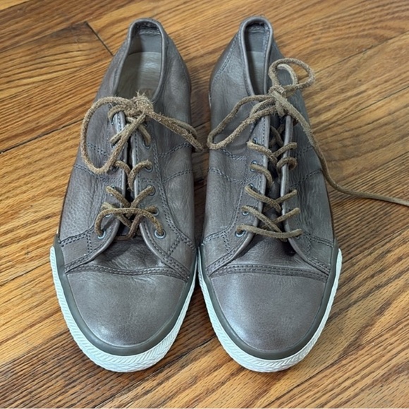 Frye Greene Low Lace Top Sneakers Gray Grey size 10M - Picture 1 of 10